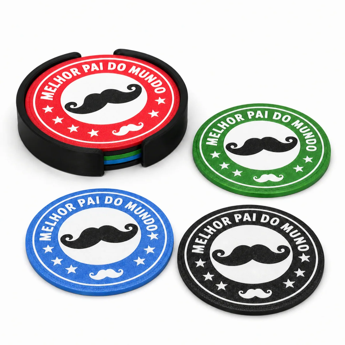 Kit Porta-Copos “Melhor Pai do Mundo”