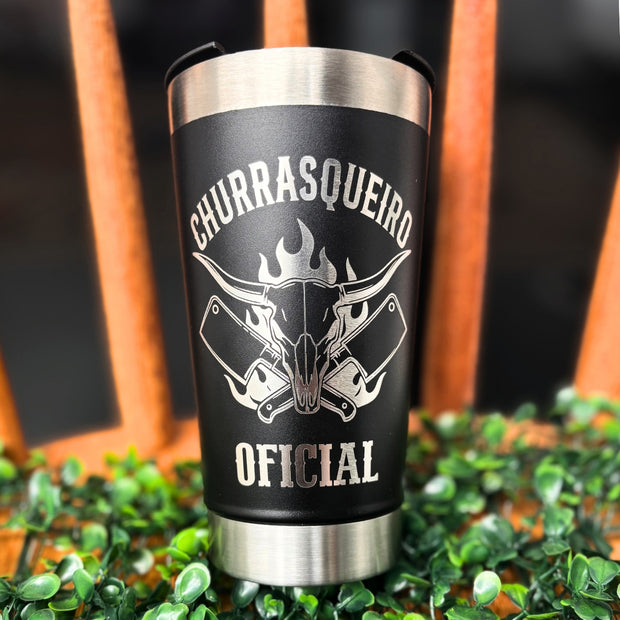 Copo Térmico Personalizado Churrasqueiro Oficial